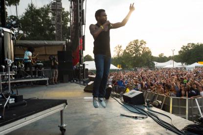 Childish Gambino (aka Donald Glover) performs live at Bonnaroo 2012 (photo courtesy of www.bonnaroo.com)